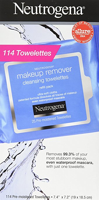 Neutrogena Makeup Remover-114 Cleansing Towelettes - ADDROS.COM